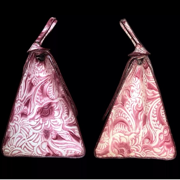 RARE Find... FENDI Tooled Leather Colorful Handbag - Picture 13 of 16